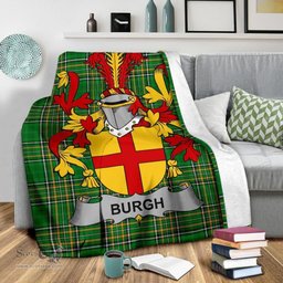 Scottish Burgh Coat of Arms Family Crest Ireland Blanket Irish National Tartan Irish County Blanket
