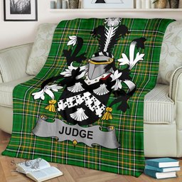 Scottish Judge Coat of Arms Family Crest Ireland Blanket Irish National Tartan Irish County Blanket