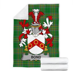 Scottish Bond Coat of Arms Family Crest Ireland Blanket Irish National Tartan Irish County Blanket