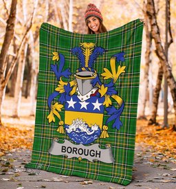 Scottish Borough Coat of Arms Family Crest Ireland Blanket Irish National Tartan Irish County Blanket