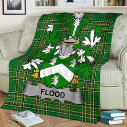 Scottish Flood Coat of Arms Family Crest Ireland Blanket Irish National Tartan Irish County Blanket