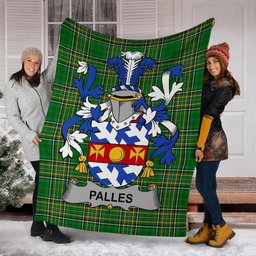 Scottish Palles Coat of Arms Family Crest Ireland Blanket Irish National Tartan Irish County Blanket