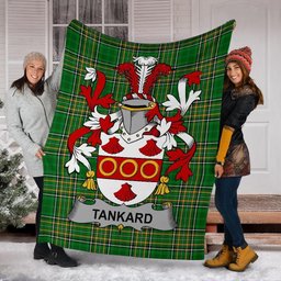 Scottish Tankard Coat of Arms Family Crest Ireland Blanket Irish National Tartan Irish County Blanket