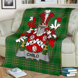 Scottish Child Coat of Arms Family Crest Ireland Blanket Irish National Tartan Irish County Blanket