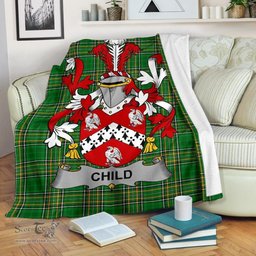 Scottish Child Coat of Arms Family Crest Ireland Blanket Irish National Tartan Irish County Blanket