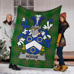 Scottish Hodge Coat of Arms Family Crest Ireland Blanket Irish National Tartan Irish County Blanket