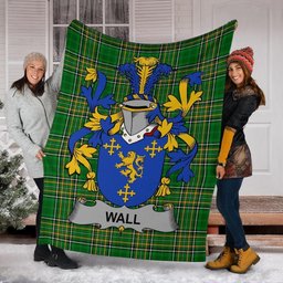 Scottish Wall Coat of Arms Family Crest Ireland Blanket Irish National Tartan Irish County Blanket