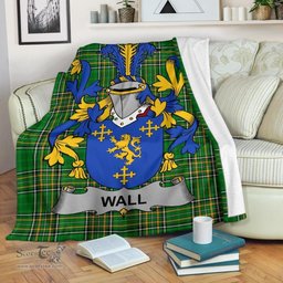 Scottish Wall Coat of Arms Family Crest Ireland Blanket Irish National Tartan Irish County Blanket