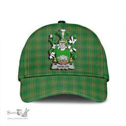 Scottish Hanlon or O Hanlon Coat of Arms Family Crest Ireland Cap Irish National Tartan Irish County Cap