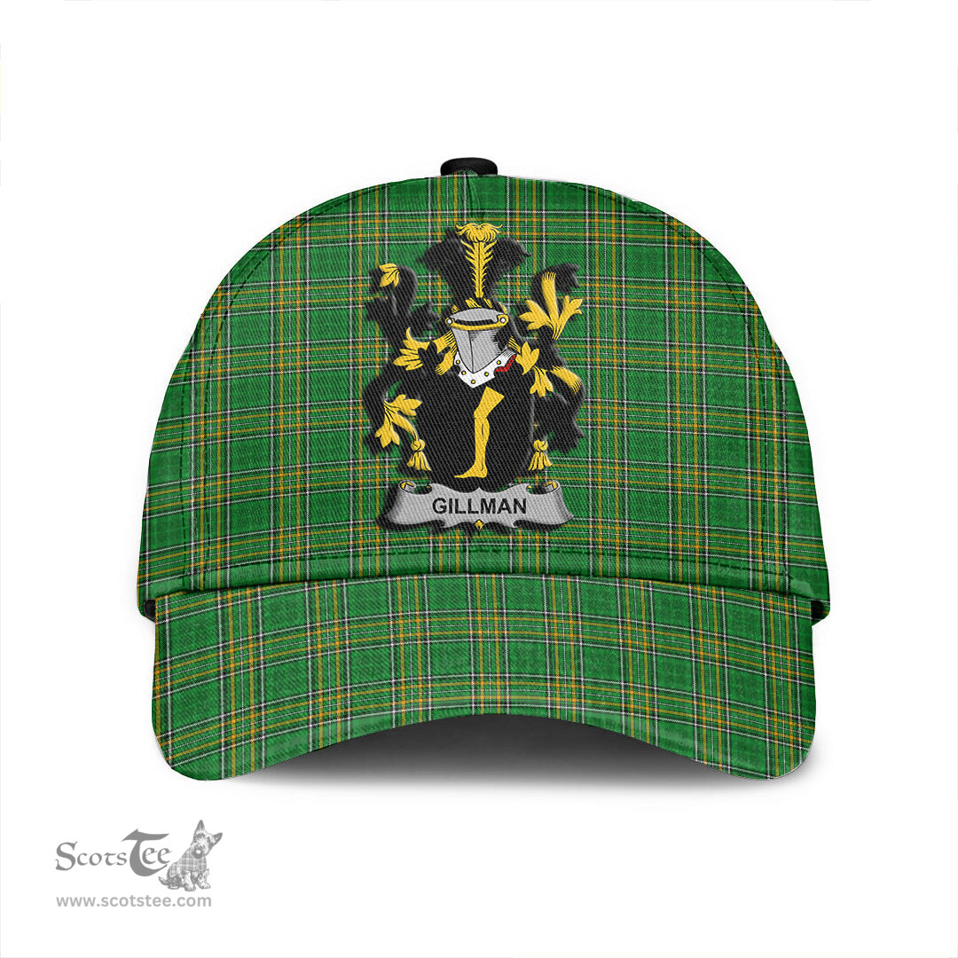 Scottish Gillman Coat of Arms Family Crest Ireland Cap Irish National Tartan Irish County Cap