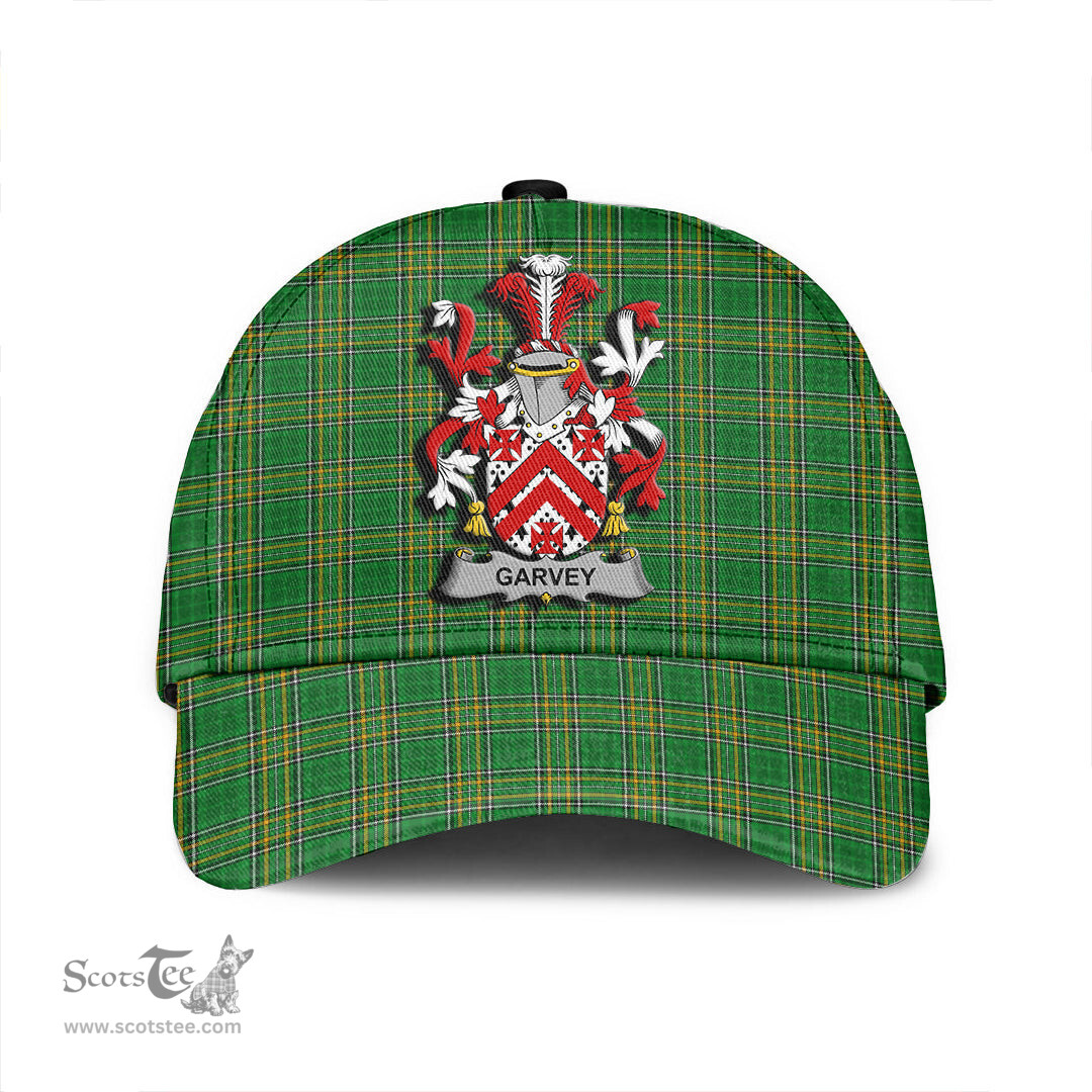 Scottish Garvey or O Garvey Coat of Arms Family Crest Ireland Cap Irish National Tartan Irish County Cap