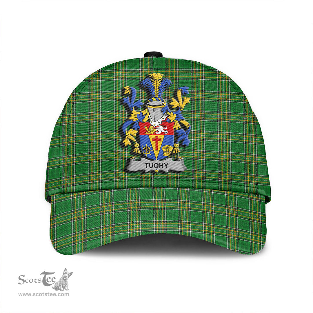 Scottish Tuohy or O Toohey Coat of Arms Family Crest Ireland Cap Irish National Tartan Irish County Cap