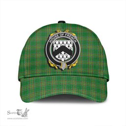 Scottish House of FRENCH Coat of Arms Family Crest Ireland Cap Irish National Tartan Irish County Cap