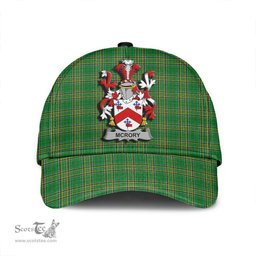 Scottish McRory or McCrory Coat of Arms Family Crest Ireland Cap Irish National Tartan Irish County Cap