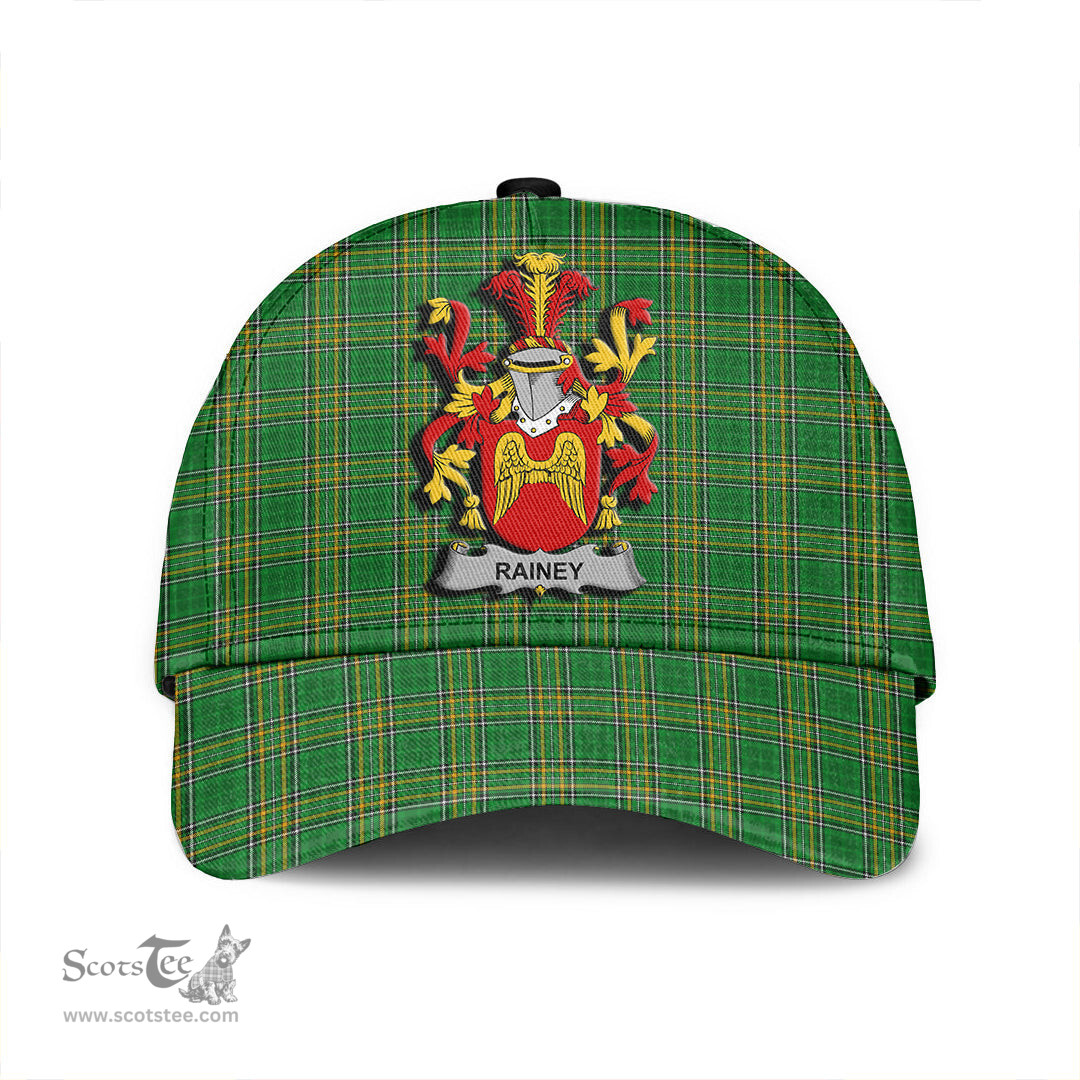 Scottish Rainey Coat of Arms Family Crest Ireland Cap Irish National Tartan Irish County Cap