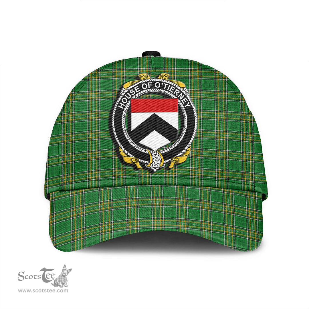 Scottish House of O TIERNEY Coat of Arms Family Crest Ireland Cap Irish National Tartan Irish County Cap