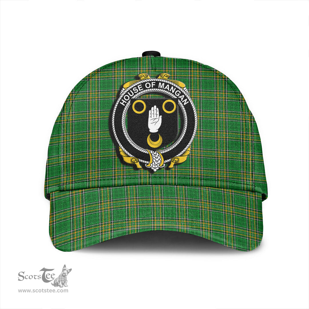 Scottish House of MANGAN Coat of Arms Family Crest Ireland Cap Irish National Tartan Irish County Cap