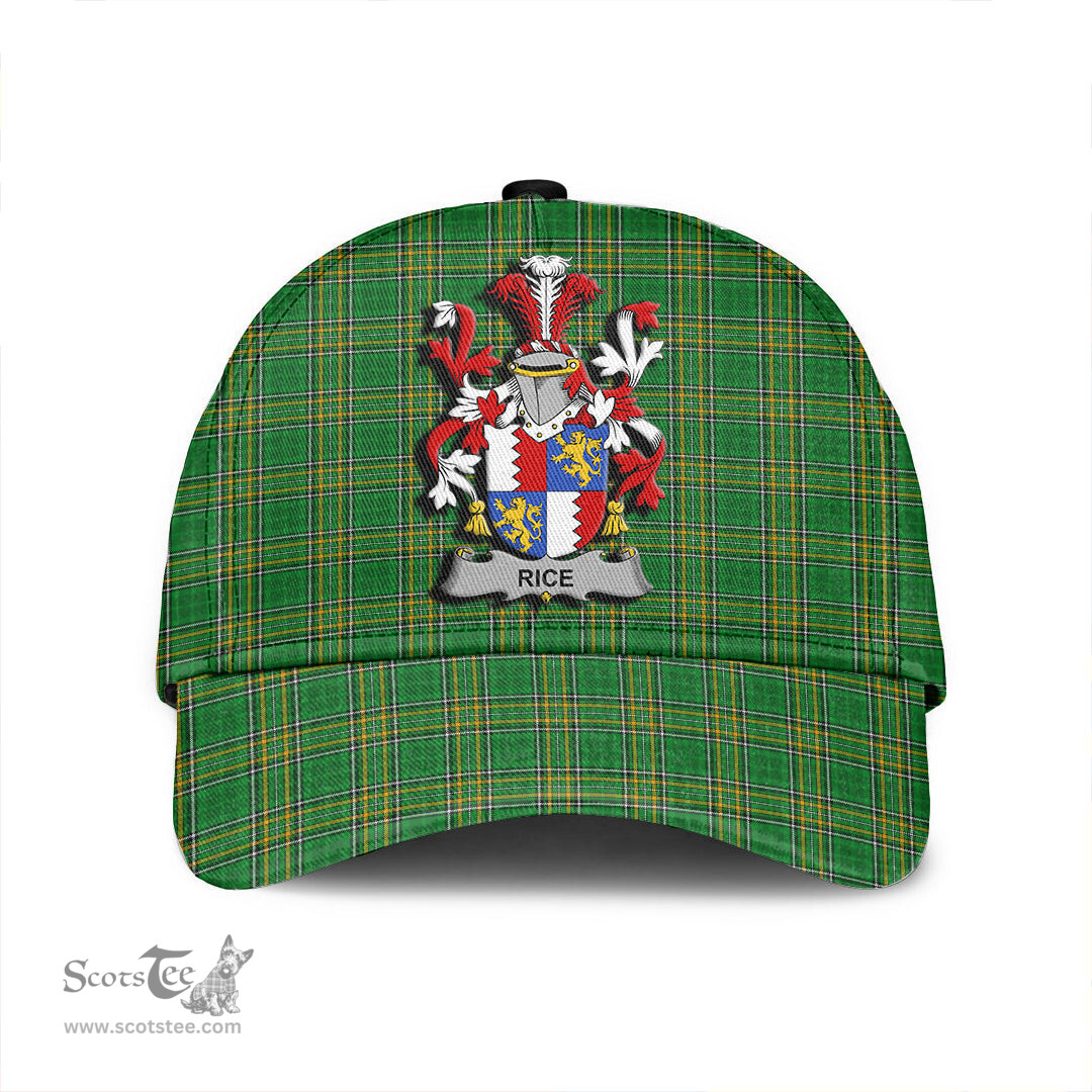 Scottish Rice Coat of Arms Family Crest Ireland Cap Irish National Tartan Irish County Cap