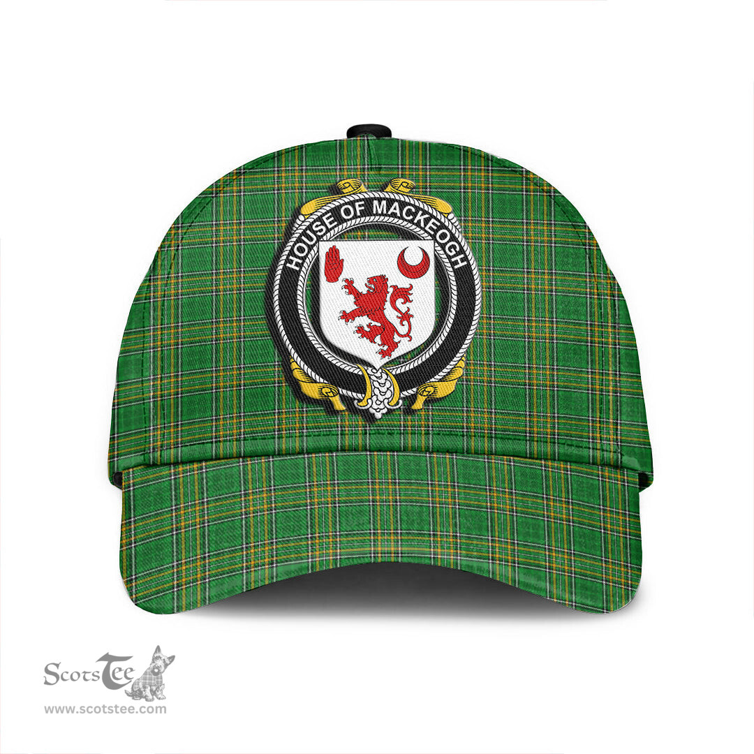 Scottish House of MACKEOGH Coat of Arms Family Crest Ireland Cap Irish National Tartan Irish County Cap