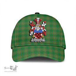 Scottish Micklethwait Coat of Arms Family Crest Ireland Cap Irish National Tartan Irish County Cap