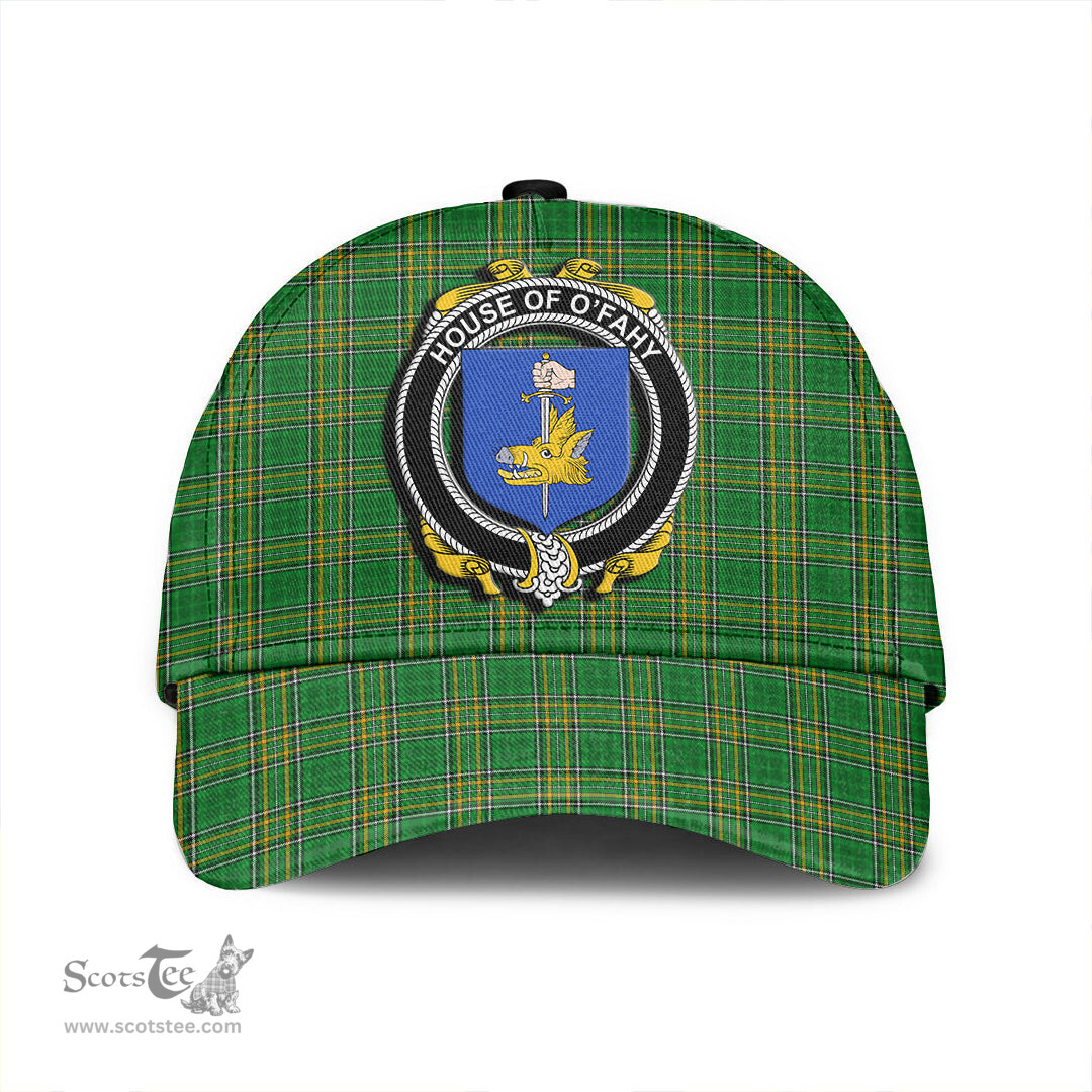 Scottish House of O FAHY Coat of Arms Family Crest Ireland Cap Irish National Tartan Irish County Cap