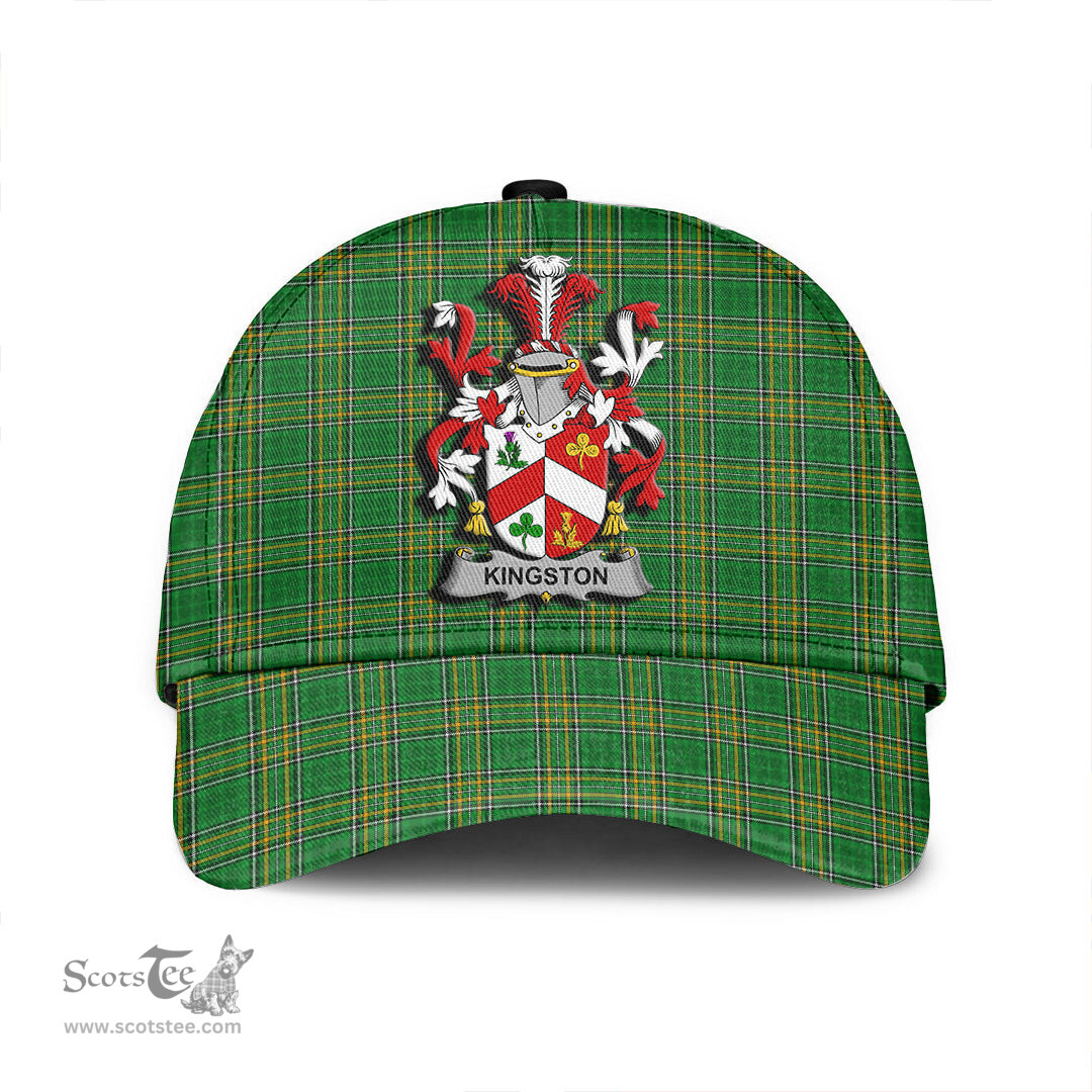 Scottish Kingston Coat of Arms Family Crest Ireland Cap Irish National Tartan Irish County Cap