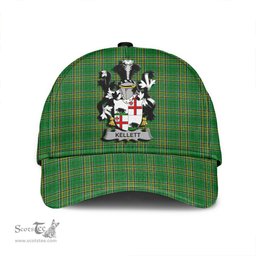Scottish Kellett Coat of Arms Family Crest Ireland Cap Irish National Tartan Irish County Cap