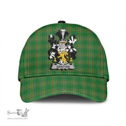 Scottish Grattan or McGrattan Coat of Arms Family Crest Ireland Cap Irish National Tartan Irish County Cap