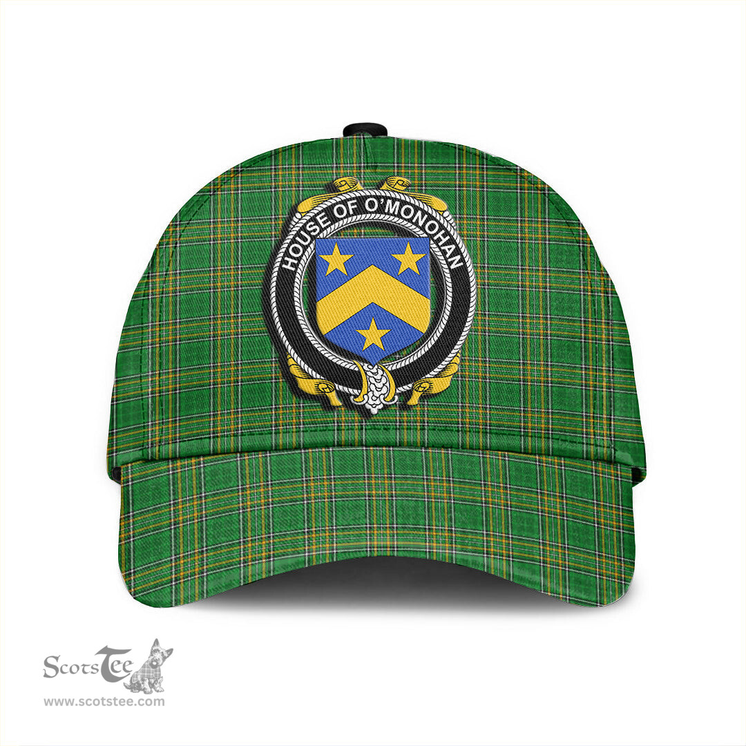 Scottish House of O MONOHAN Coat of Arms Family Crest Ireland Cap Irish National Tartan Irish County Cap