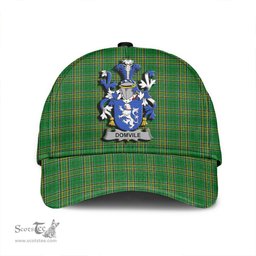 Scottish Domvile Coat of Arms Family Crest Ireland Cap Irish National Tartan Irish County Cap
