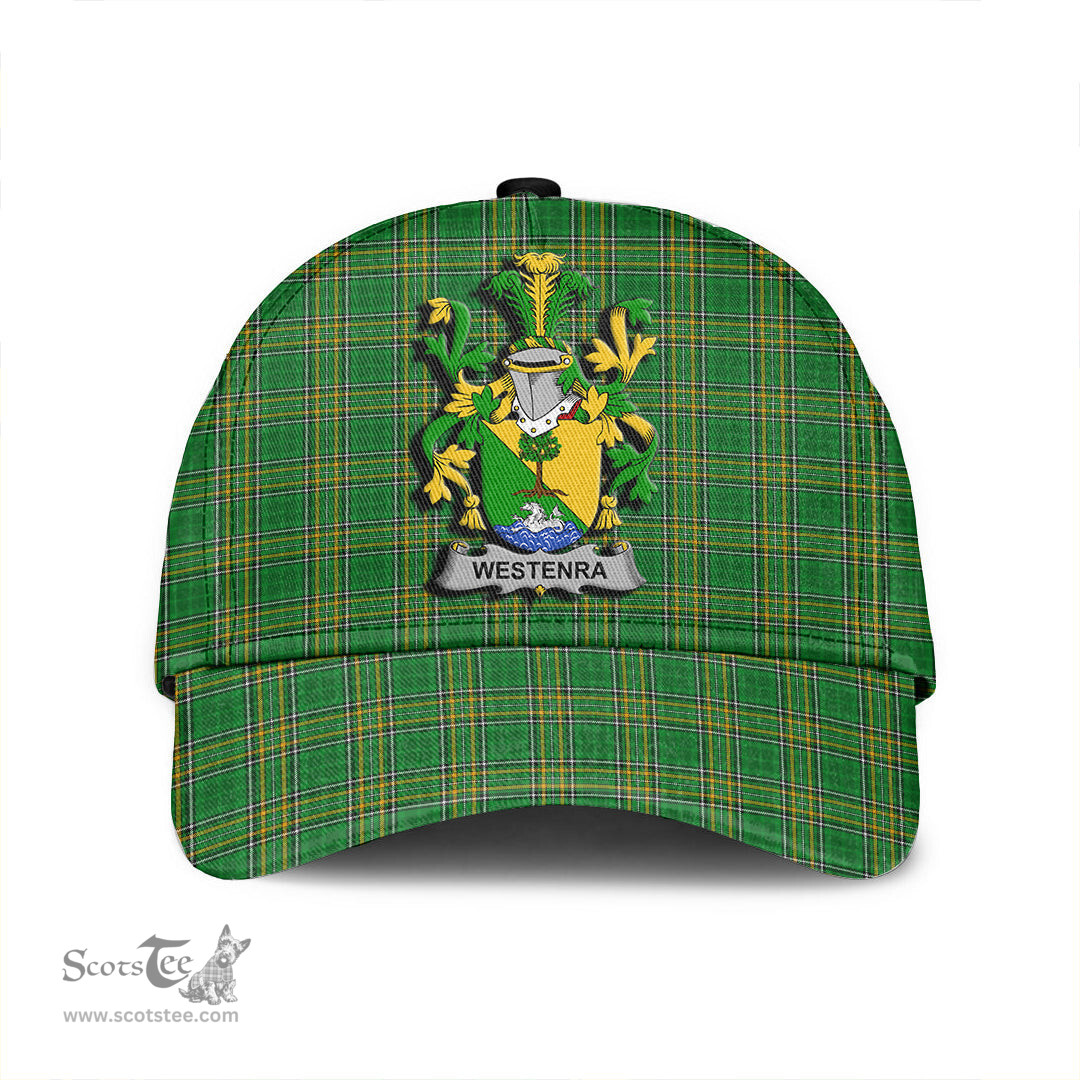 Scottish Westenra Coat of Arms Family Crest Ireland Cap Irish National Tartan Irish County Cap