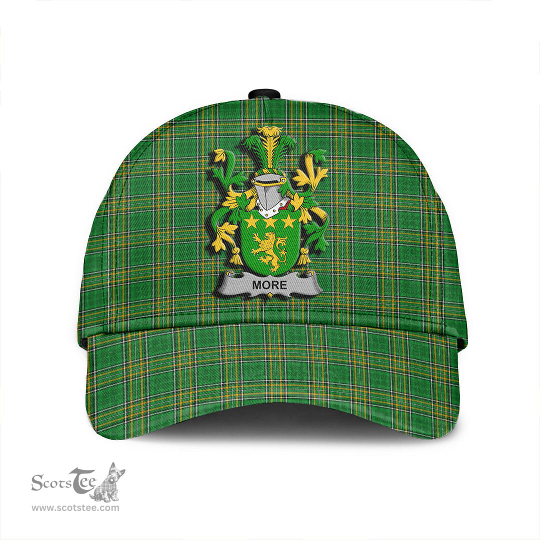 Scottish More or O More Coat of Arms Family Crest Ireland Cap Irish National Tartan Irish County Cap