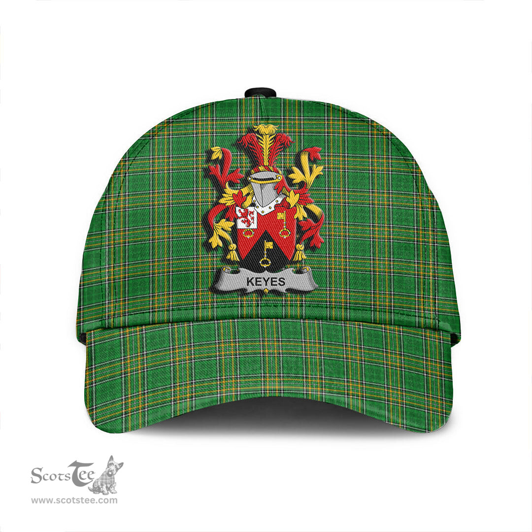 Scottish Keyes Coat of Arms Family Crest Ireland Cap Irish National Tartan Irish County Cap