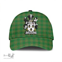 Scottish Wolfe Coat of Arms Family Crest Ireland Cap Irish National Tartan Irish County Cap