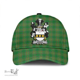 Scottish Parke Coat of Arms Family Crest Ireland Cap Irish National Tartan Irish County Cap