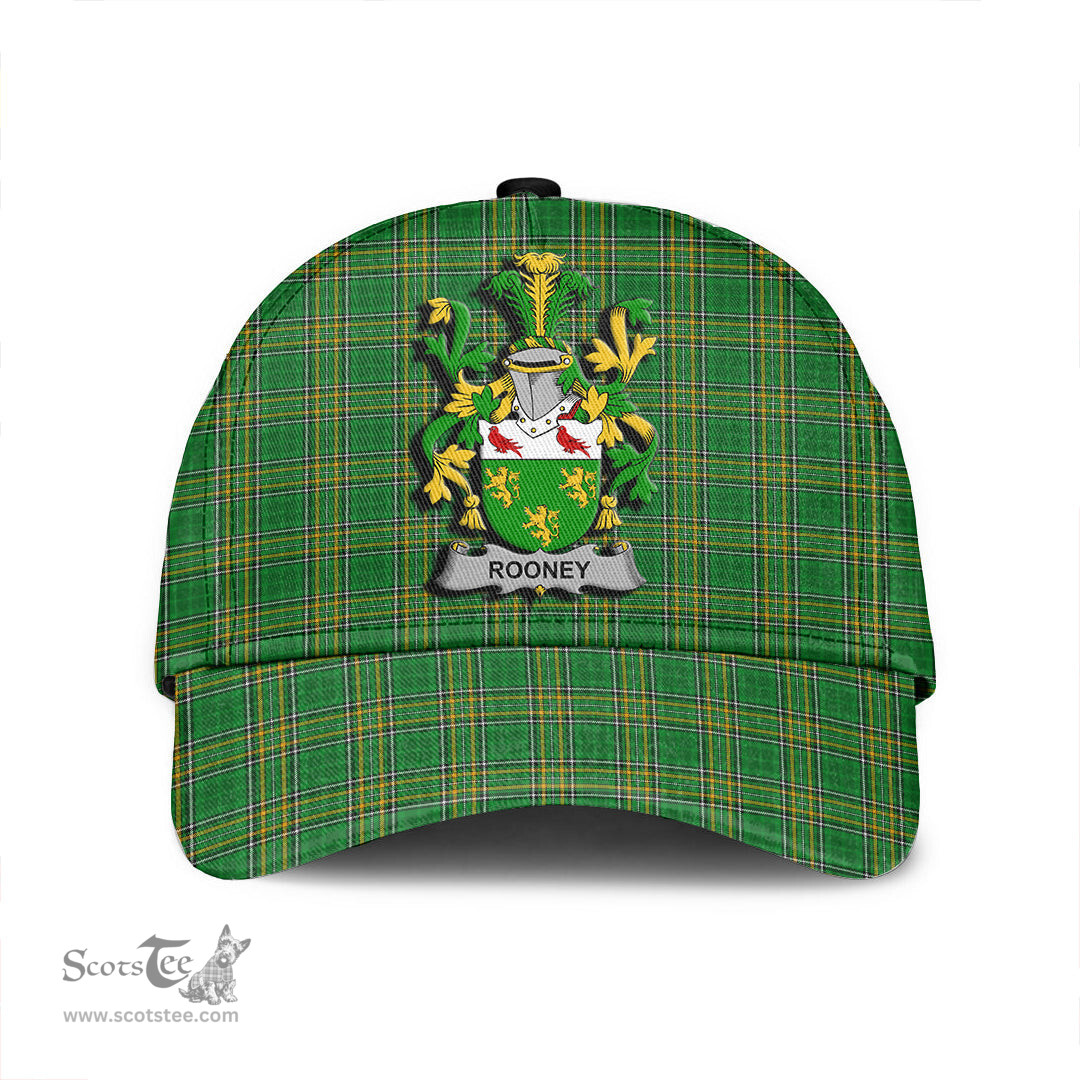 Scottish Rooney or  O Rooney Coat of Arms Family Crest Ireland Cap Irish National Tartan Irish County Cap