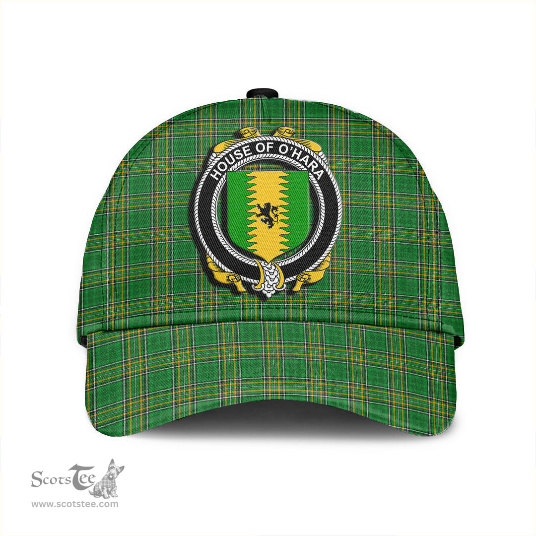Scottish House of O HARA Coat of Arms Family Crest Ireland Cap Irish National Tartan Irish County Cap