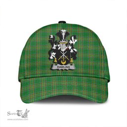 Scottish Rawlins Coat of Arms Family Crest Ireland Cap Irish National Tartan Irish County Cap