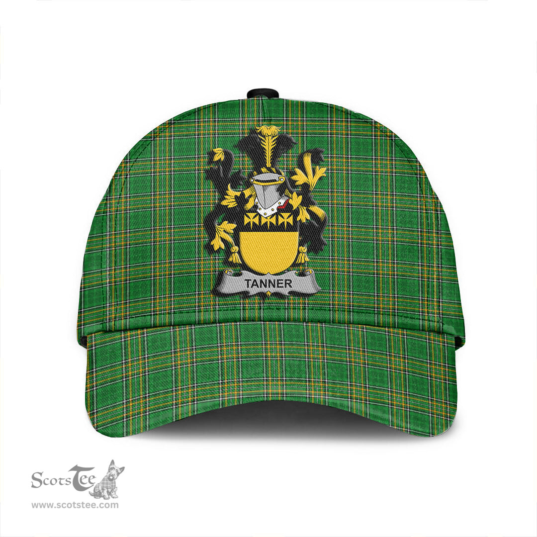 Scottish Tanner Coat of Arms Family Crest Ireland Cap Irish National Tartan Irish County Cap