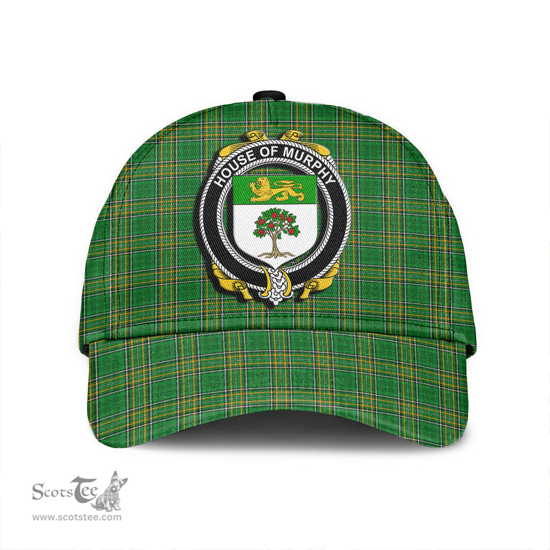 Scottish House of MURPHY (O Morchoe) Coat of Arms Family Crest Ireland Cap Irish National Tartan Irish County Cap