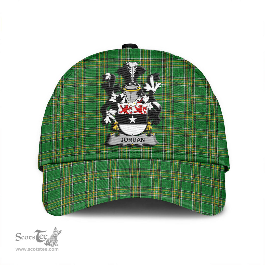 Scottish Jordan Coat of Arms Family Crest Ireland Cap Irish National Tartan Irish County Cap