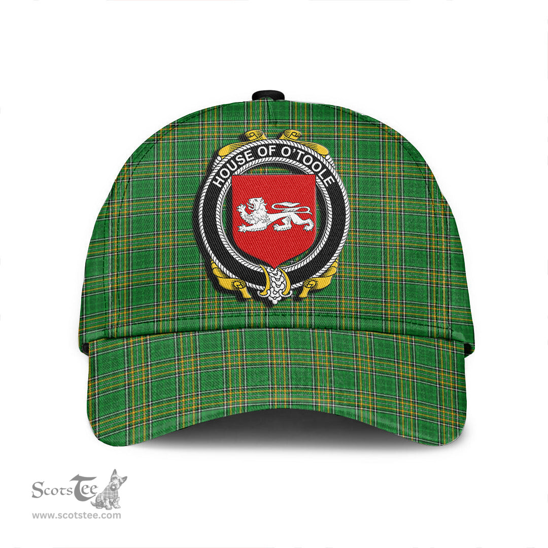 Scottish House of O TOOLE Coat of Arms Family Crest Ireland Cap Irish National Tartan Irish County Cap