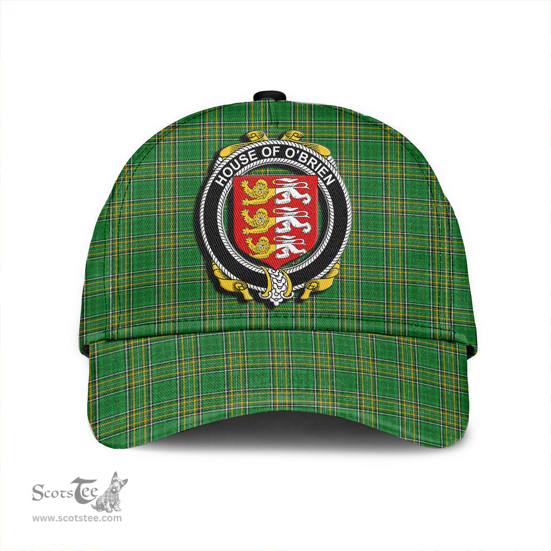 Scottish House of O BRIEN Coat of Arms Family Crest Ireland Cap Irish National Tartan Irish County Cap