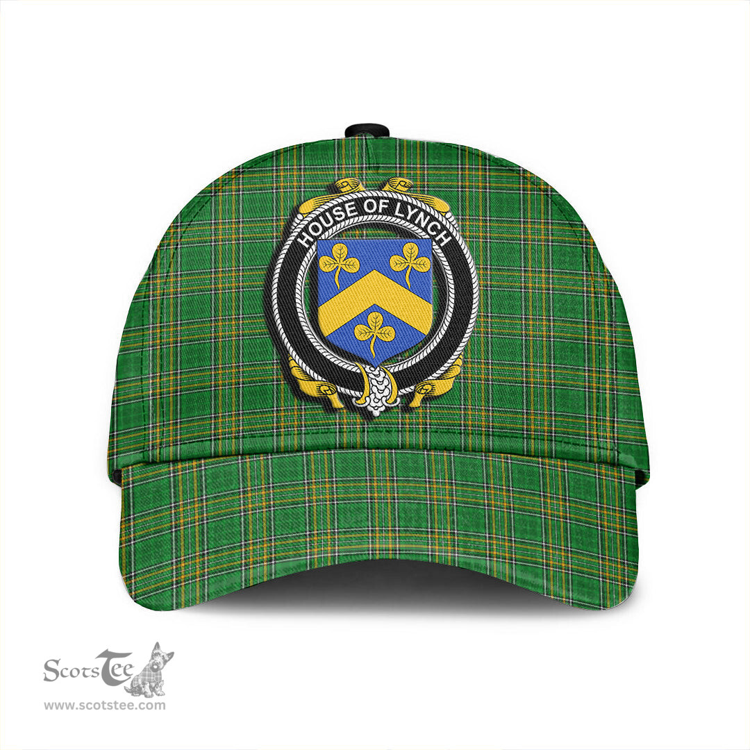 Scottish House of LYNCH Coat of Arms Family Crest Ireland Cap Irish National Tartan Irish County Cap