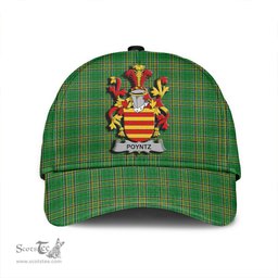 Scottish Poyntz Coat of Arms Family Crest Ireland Cap Irish National Tartan Irish County Cap