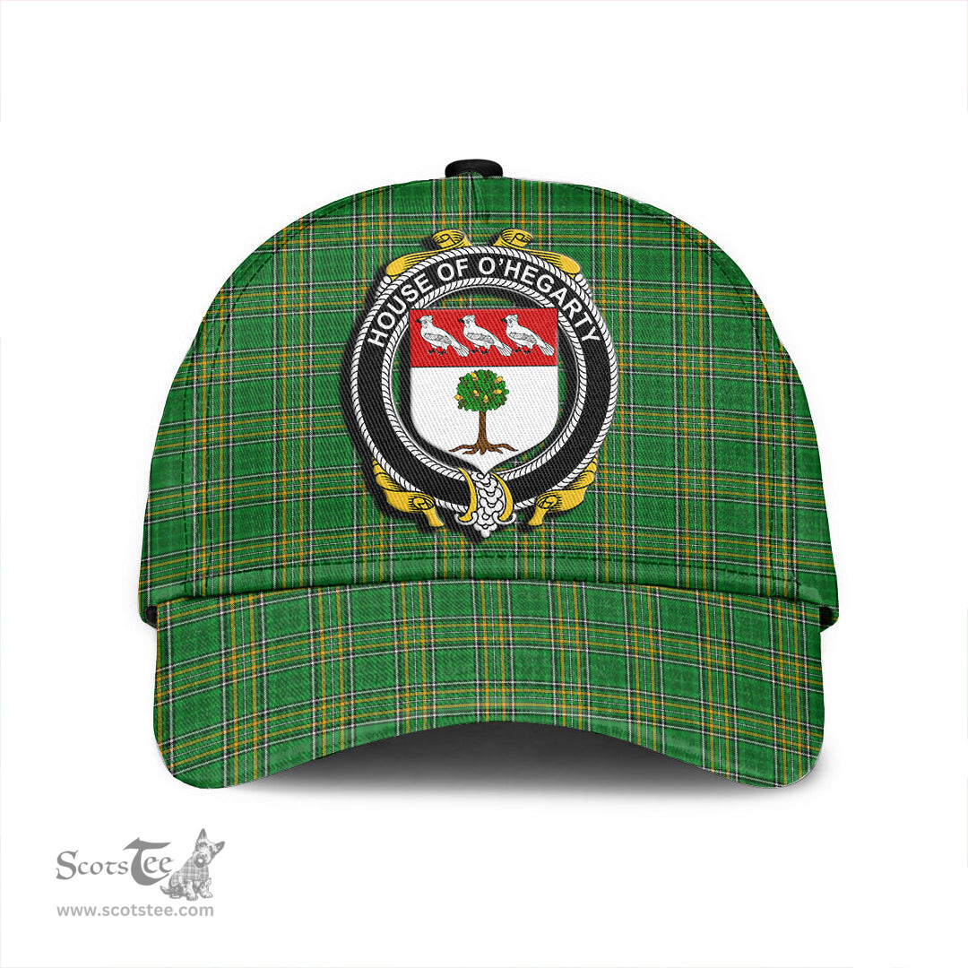 Scottish House of O HEGARTY Coat of Arms Family Crest Ireland Cap Irish National Tartan Irish County Cap