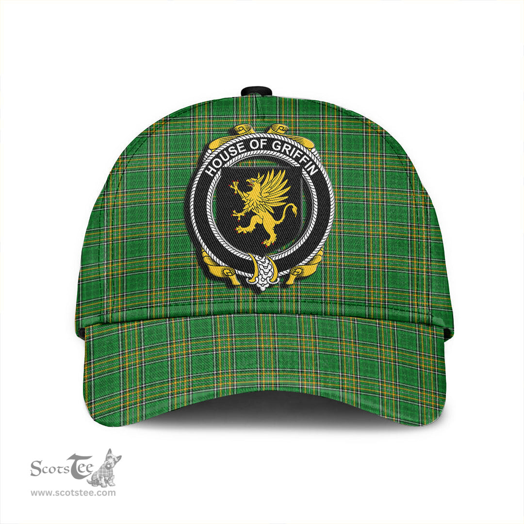 Scottish House of GRIFFIN Coat of Arms Family Crest Ireland Cap Irish National Tartan Irish County Cap