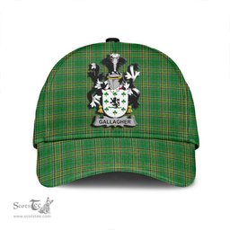 Scottish Gallagher or O Gallagher Coat of Arms Family Crest Ireland Cap Irish National Tartan Irish County Cap