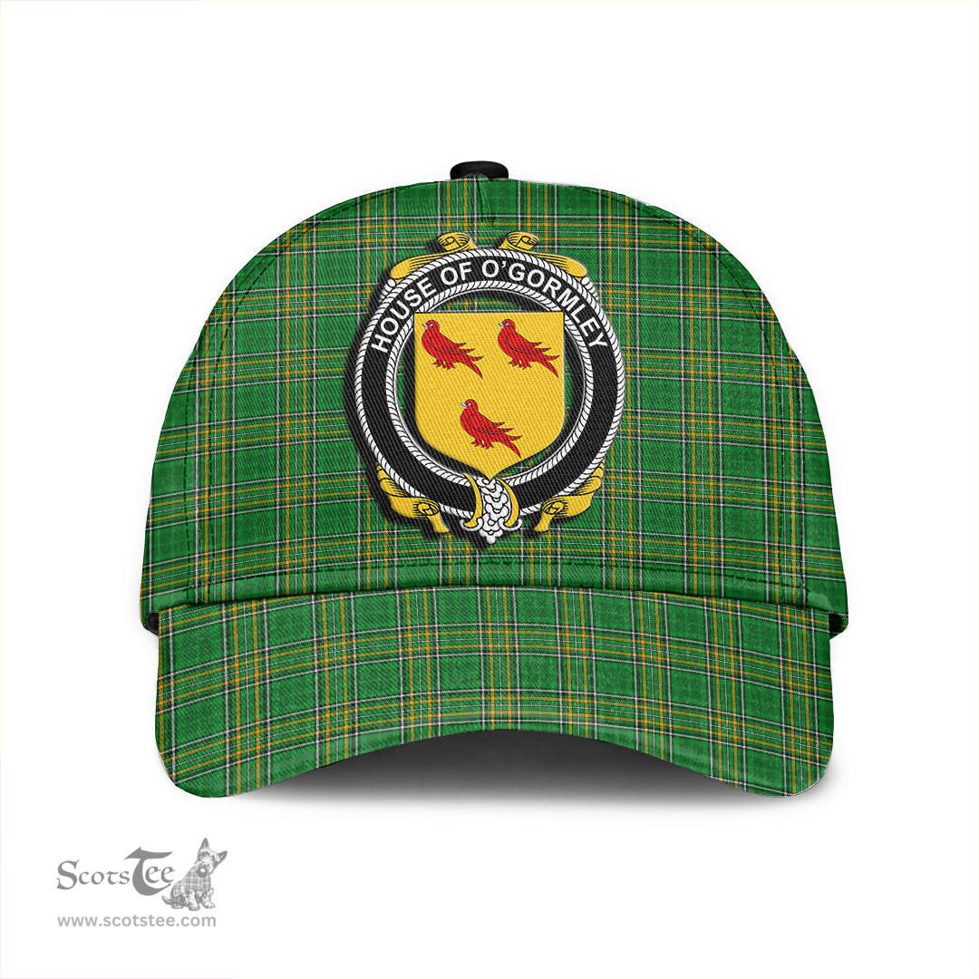 Scottish House of O GORMLEY Coat of Arms Family Crest Ireland Cap Irish National Tartan Irish County Cap