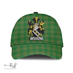 Scottish Waller Coat of Arms Family Crest Ireland Cap Irish National Tartan Irish County Cap